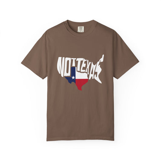 Unisex Garment-Dyed T-Shirt - Texas Graphic Tee - Fun Casual Wear for Texas Lovers