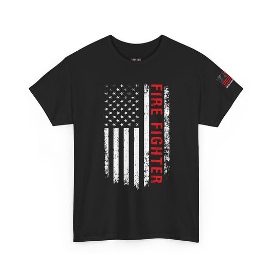 Firefighter Red Line T-shirt