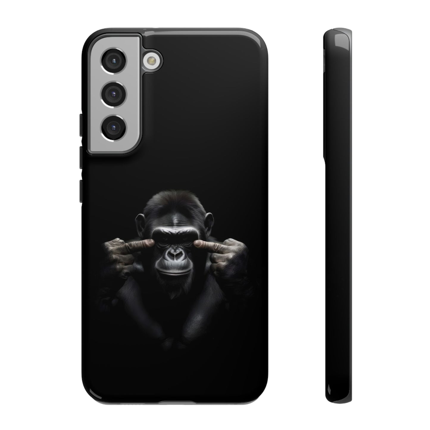 Edgy Gorilla Samsung  Phone Case - Funny Gift for Animal Lovers
