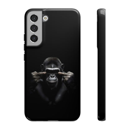 Edgy Gorilla Samsung  Phone Case - Funny Gift for Animal Lovers
