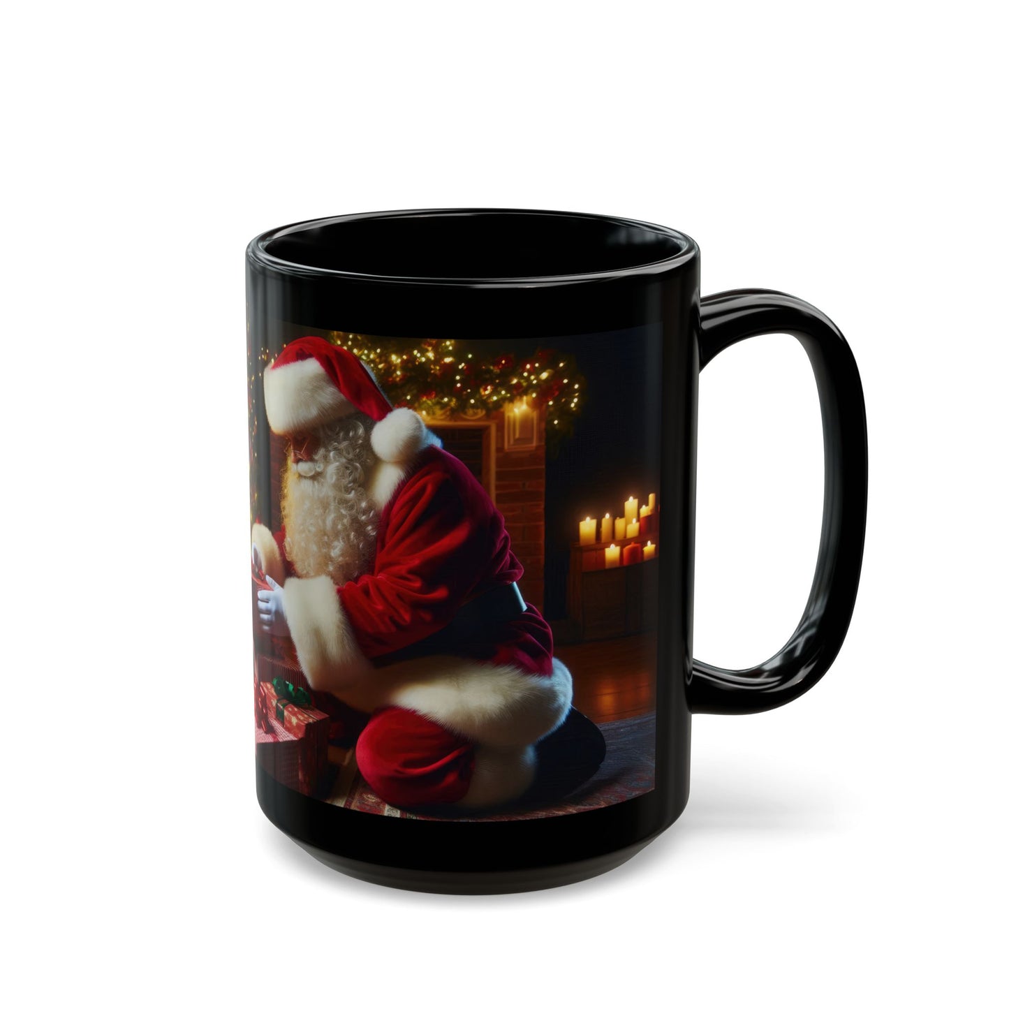 The Big Gift Drop Black Mug - 11oz, 15oz