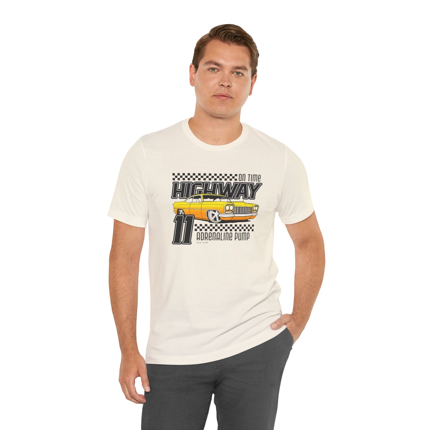 On Time Highway Adrenaline Pump Unisex Jersey Short Sleeve Tee