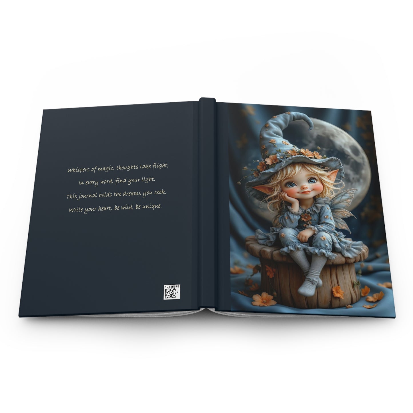 Whimsical Fairy Journal, Magical Writing Notebook for Dreamers