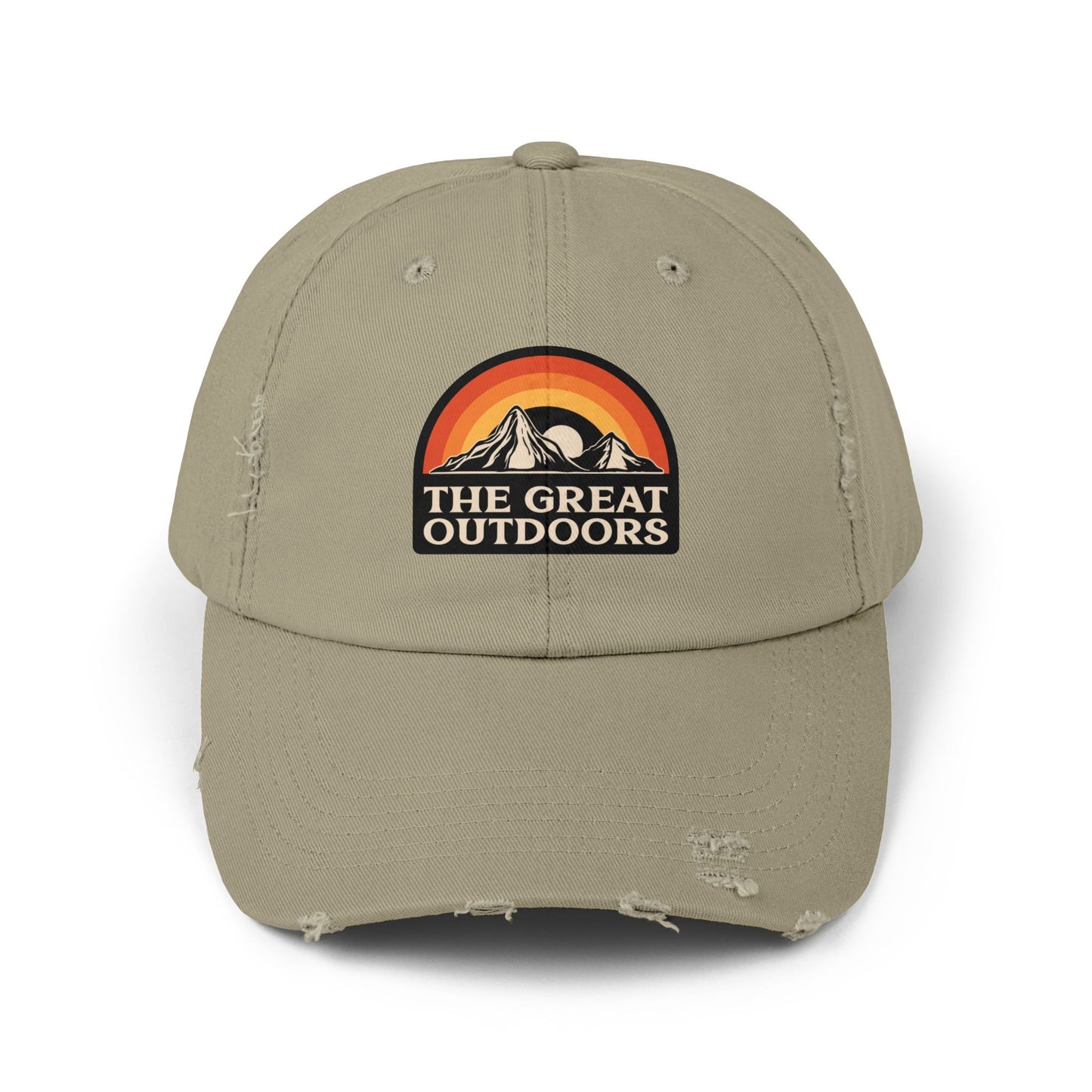 The Great Outdoors Unisex Distressed Cap