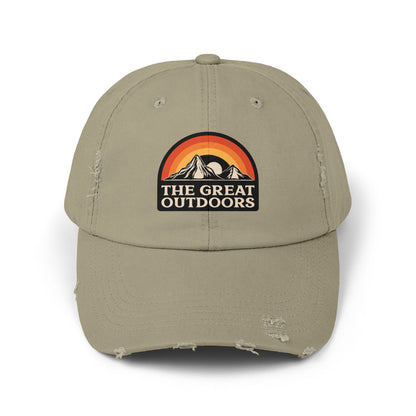 The Great Outdoors Unisex Distressed Cap