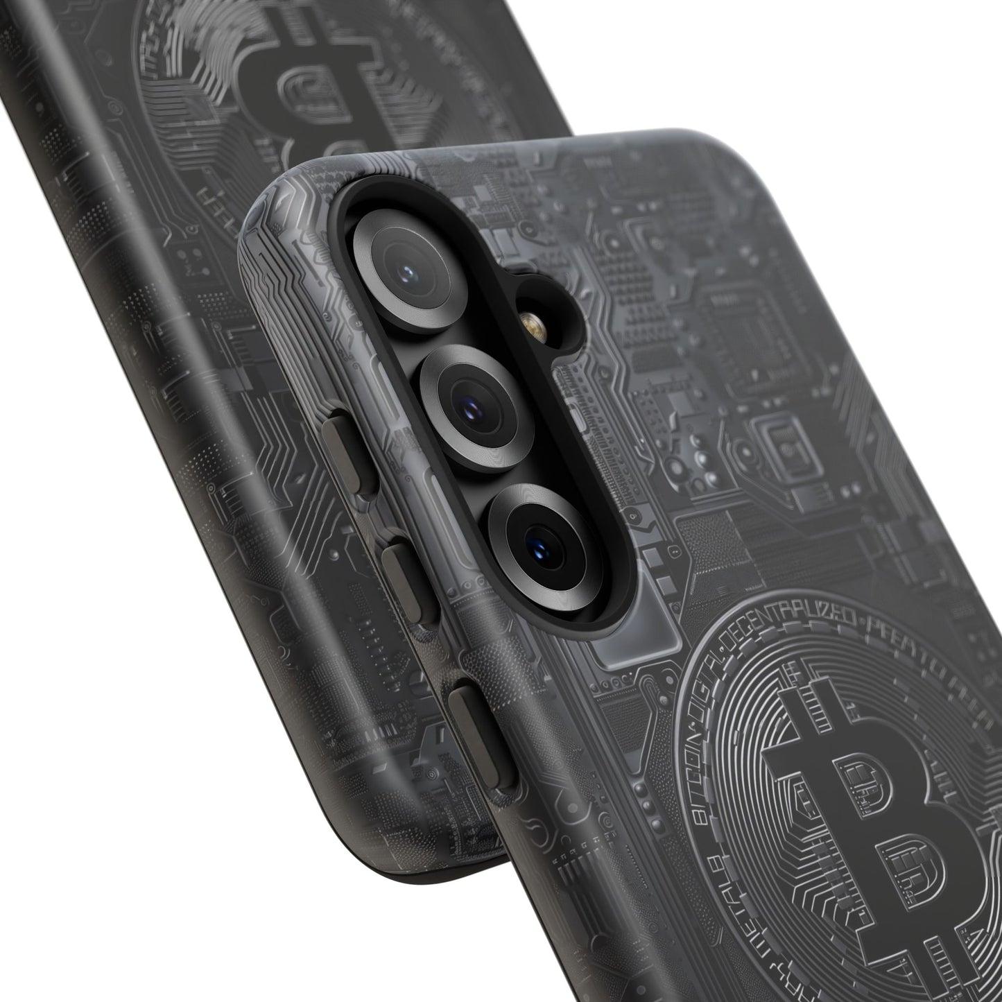 Bitcoin Samsung Tough Phone Case, Cryptocurrency Protection Cover
