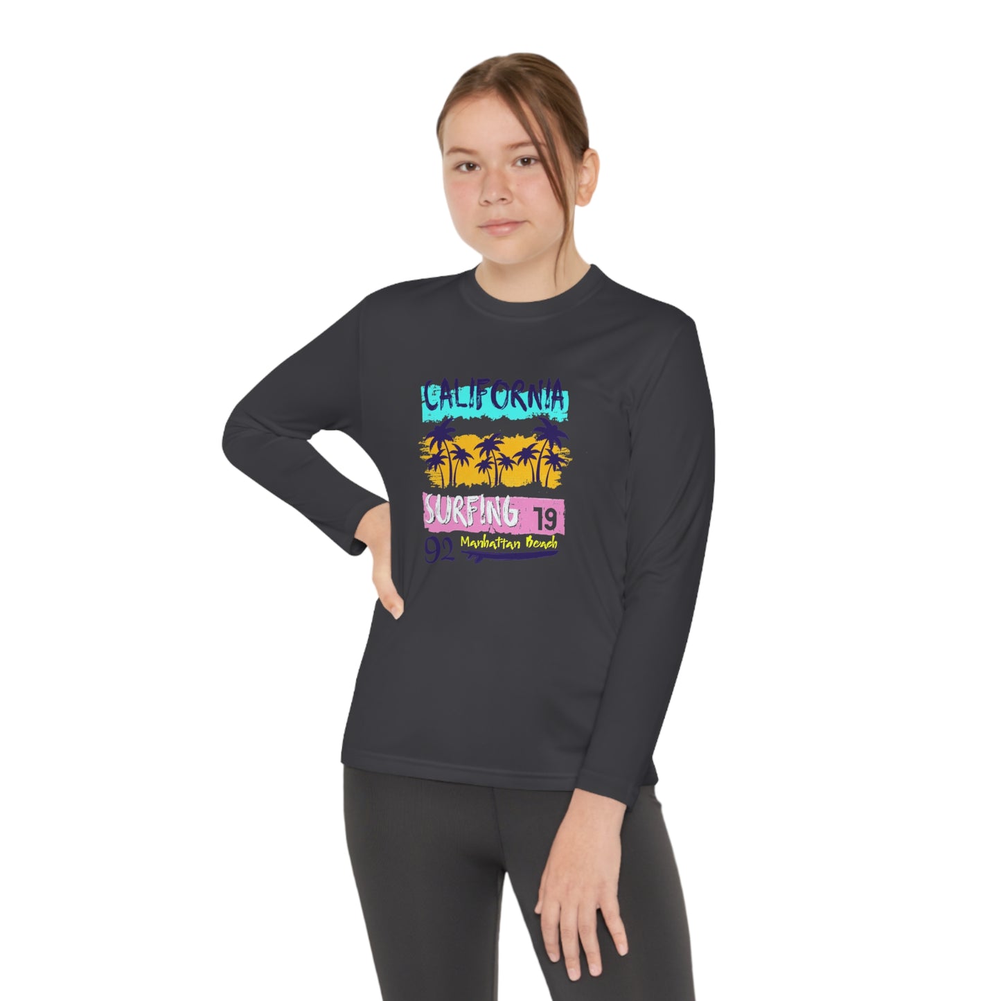 California Surfing Youth Long Sleeve Competitor Tee