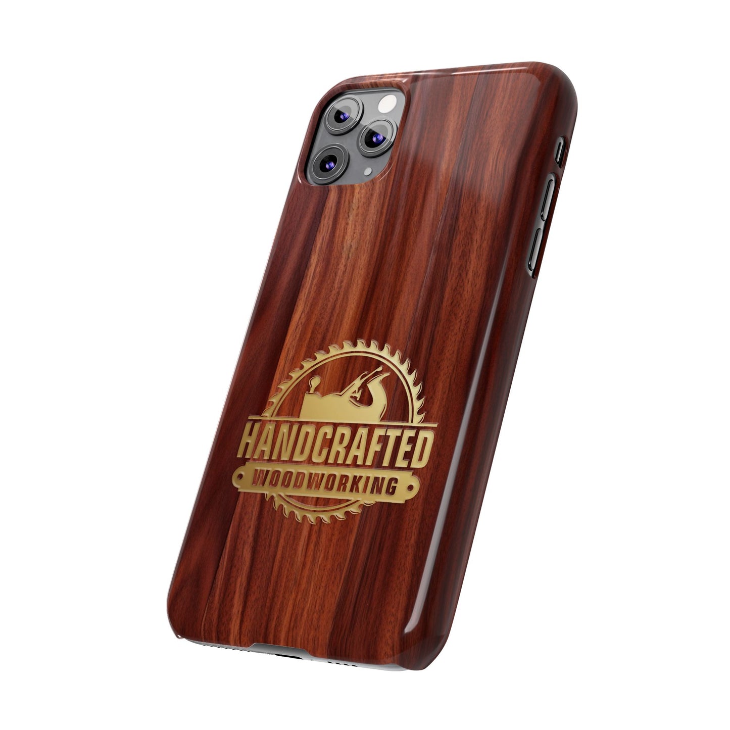 Woodworking Logo Slim Cases, iPhone
