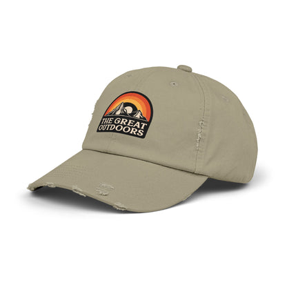 The Great Outdoors Unisex Distressed Cap