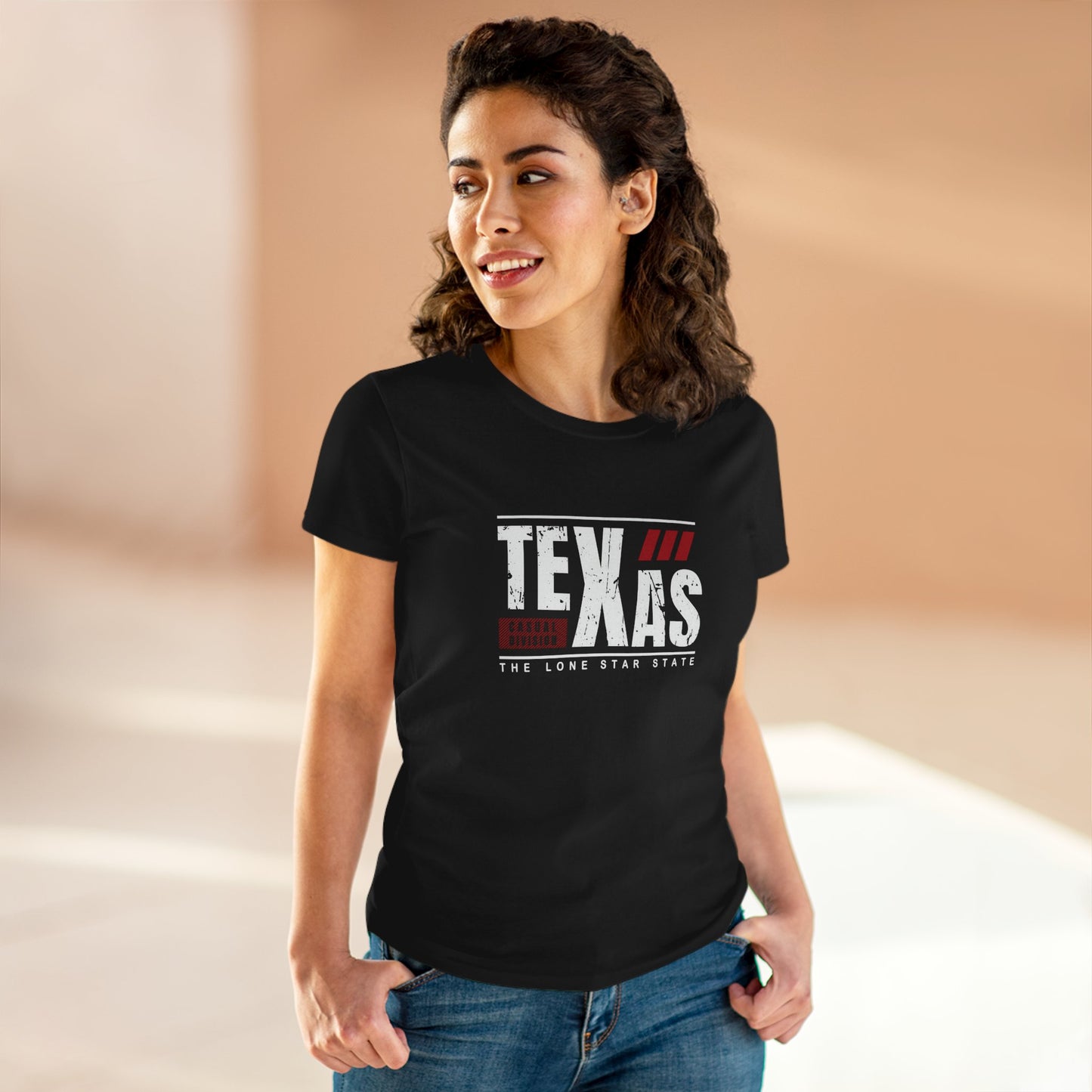Texas Urban City Women's Midweight Cotton Tee
