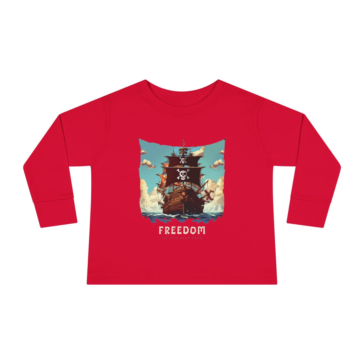 Freedom On The High Seas Toddler Long Sleeve Tee