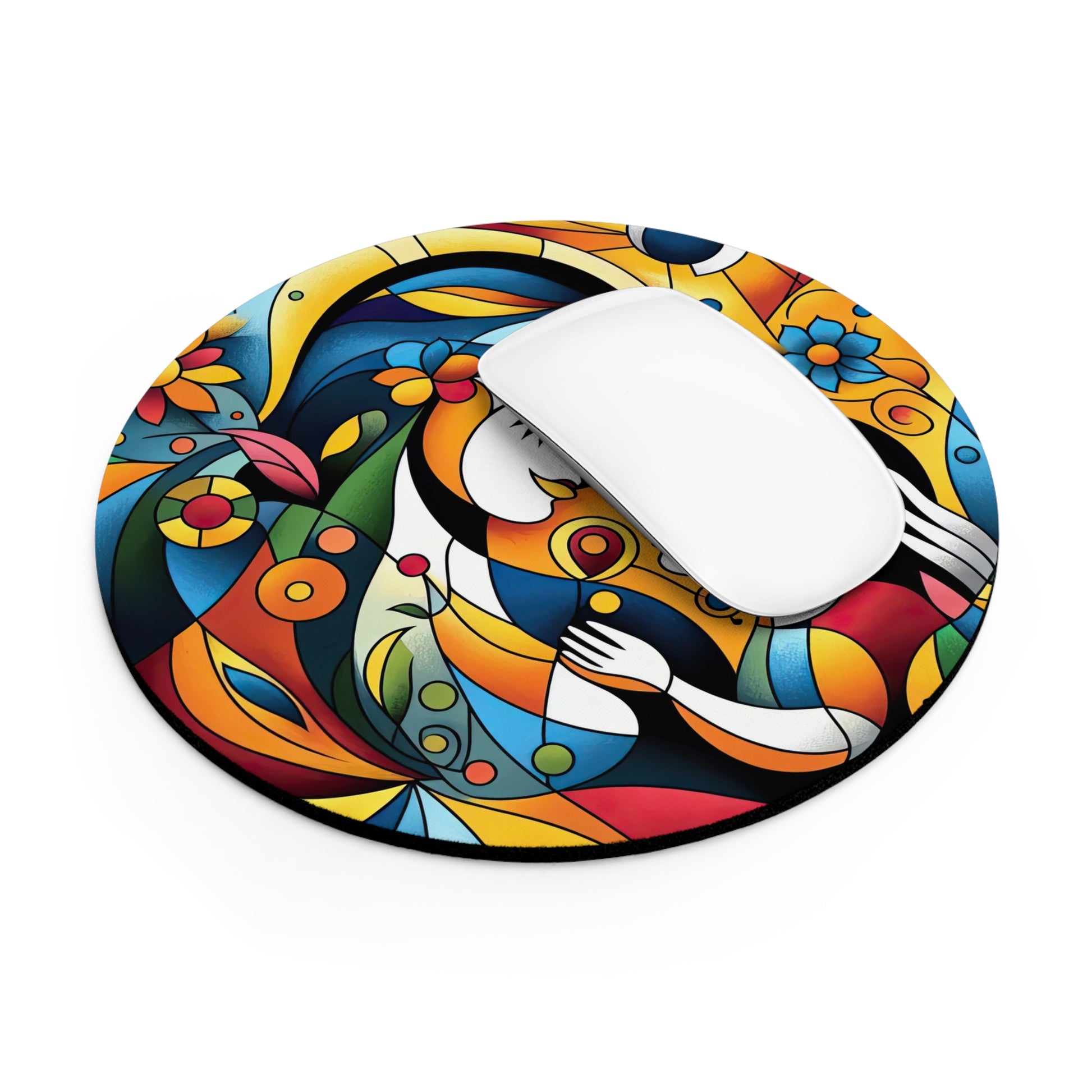 Digital Art Mouse Pad - Mother with Child