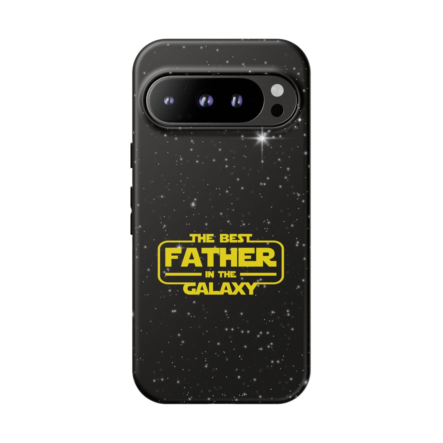 Galaxy-Themed Google Pixel Tough Case - Perfect Gift for the Best Father