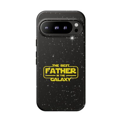 Galaxy-Themed Google Pixel Tough Case - Perfect Gift for the Best Father