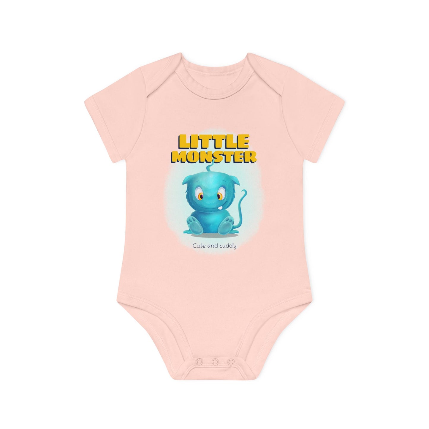 Little Monster Baby Organic Short Sleeve Bodysuit