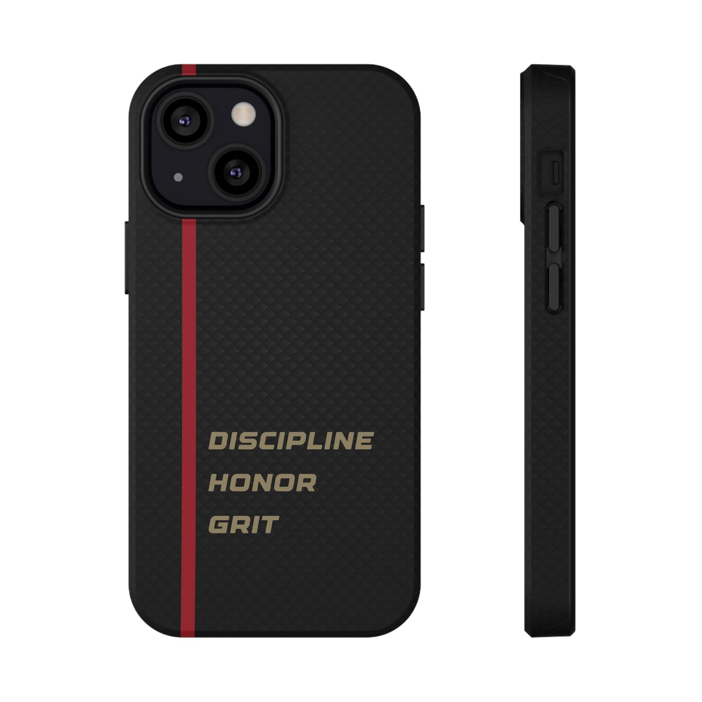 Discipline, Honor, Grit Impact-Resistant Phone Case