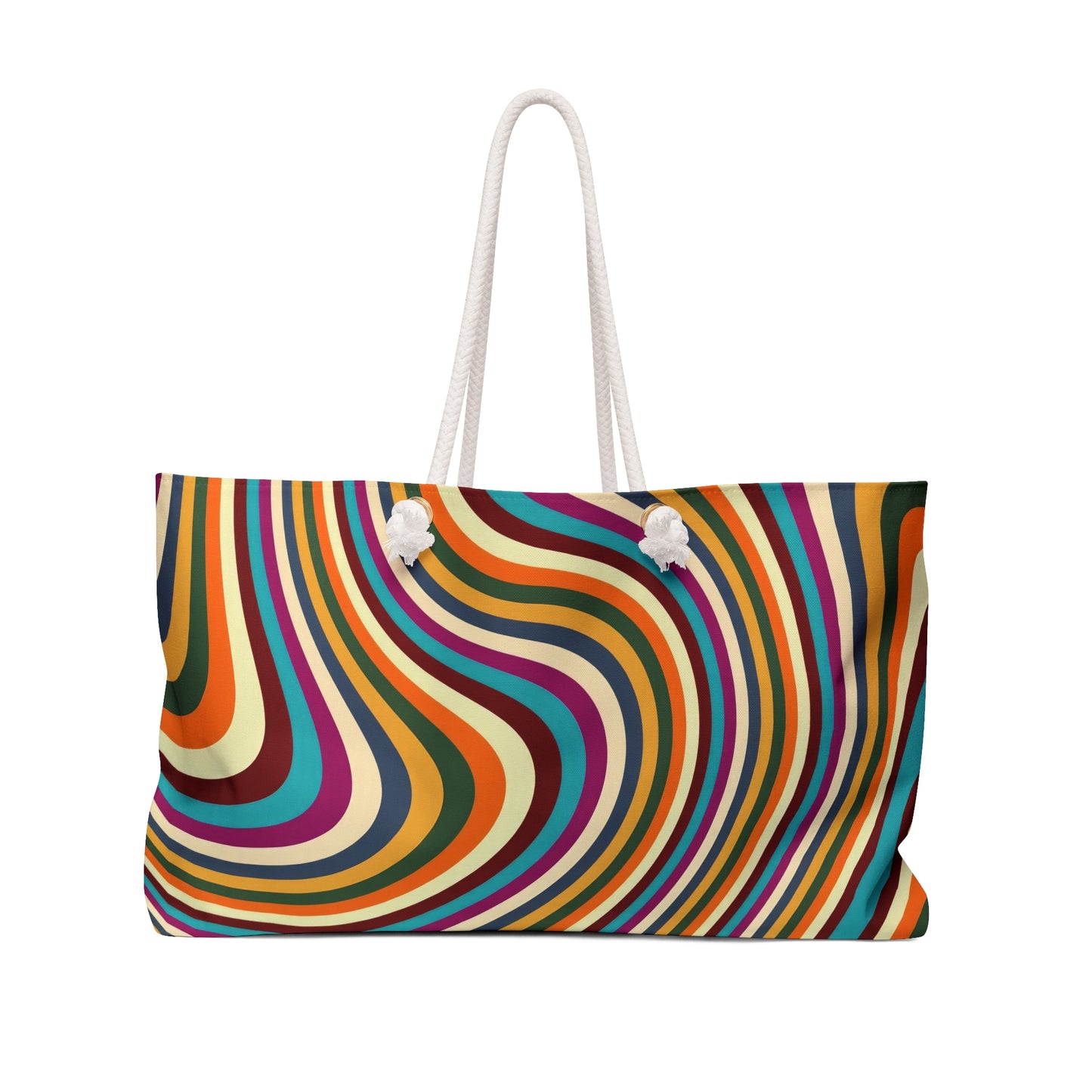 Abstract wave Weekender Bag