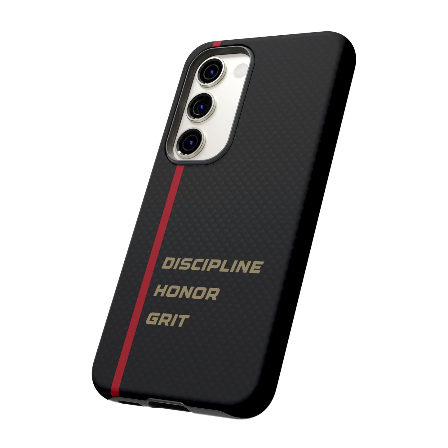 Discipline, Honor, Grit Impact-Resistant Phone Case