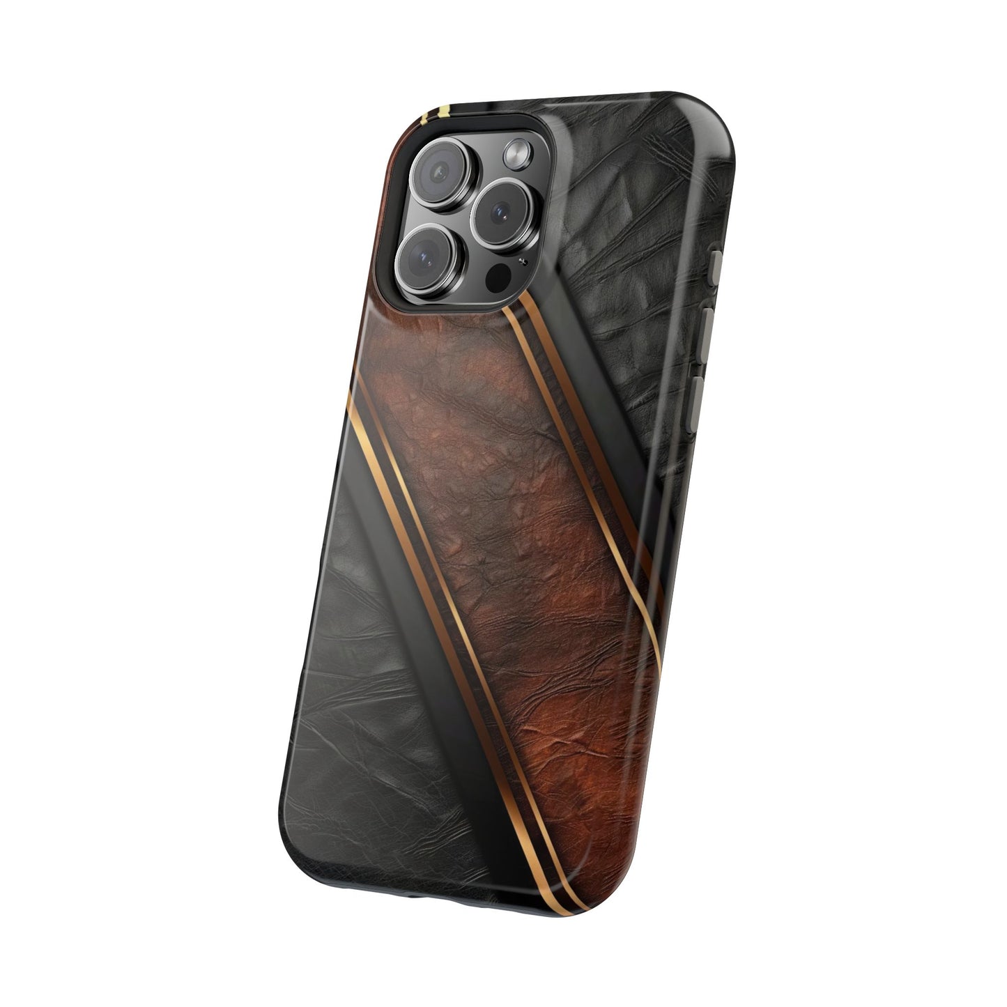 Stylish Leather Texture Magnetic Tough Cases