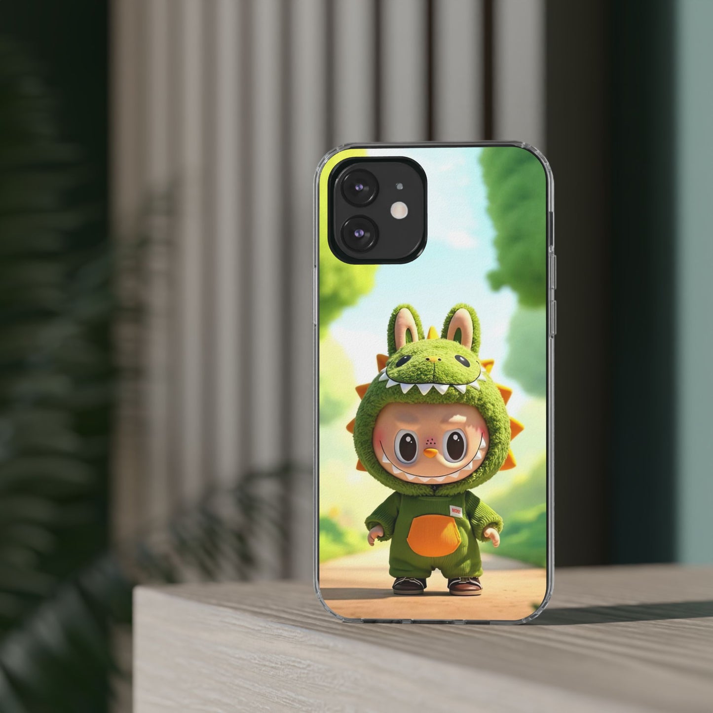 Copy of The Monsters Clear Case for iPhone Models – Playful Dinosaur Design