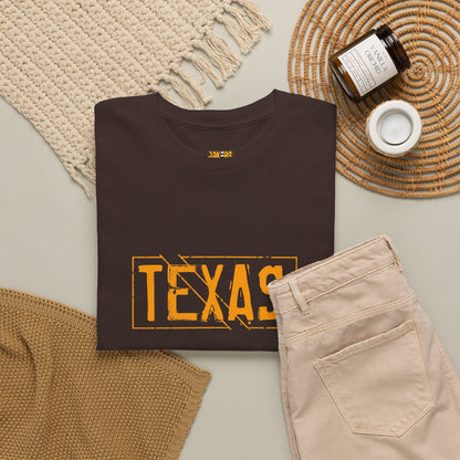 Texas Pride Unisex Heavy Cotton Tee - Casual Black T-Shirt for Texans