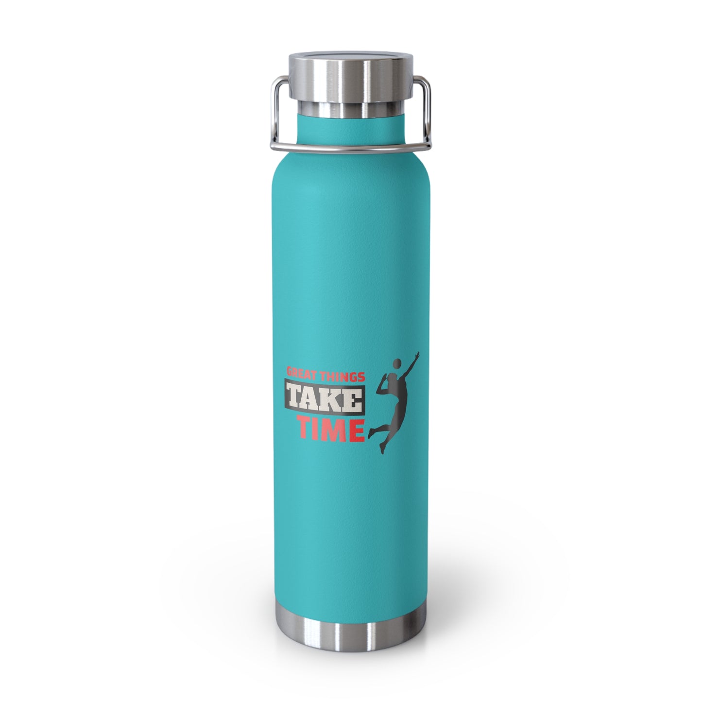 Great Things Take Time Insulated Bottle, 22oz