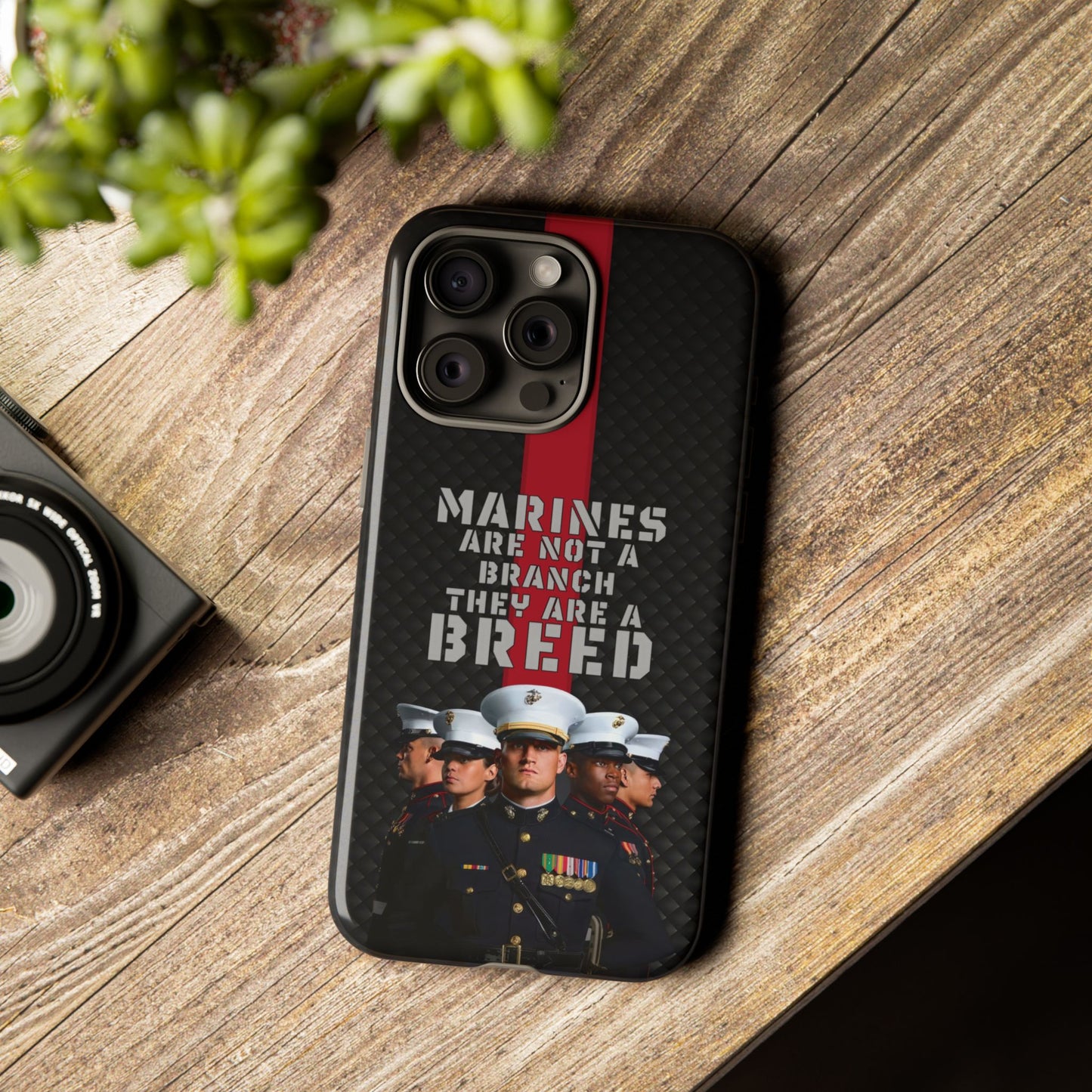 Marine Corps Tough iPhone Case - Proud Military Supporter