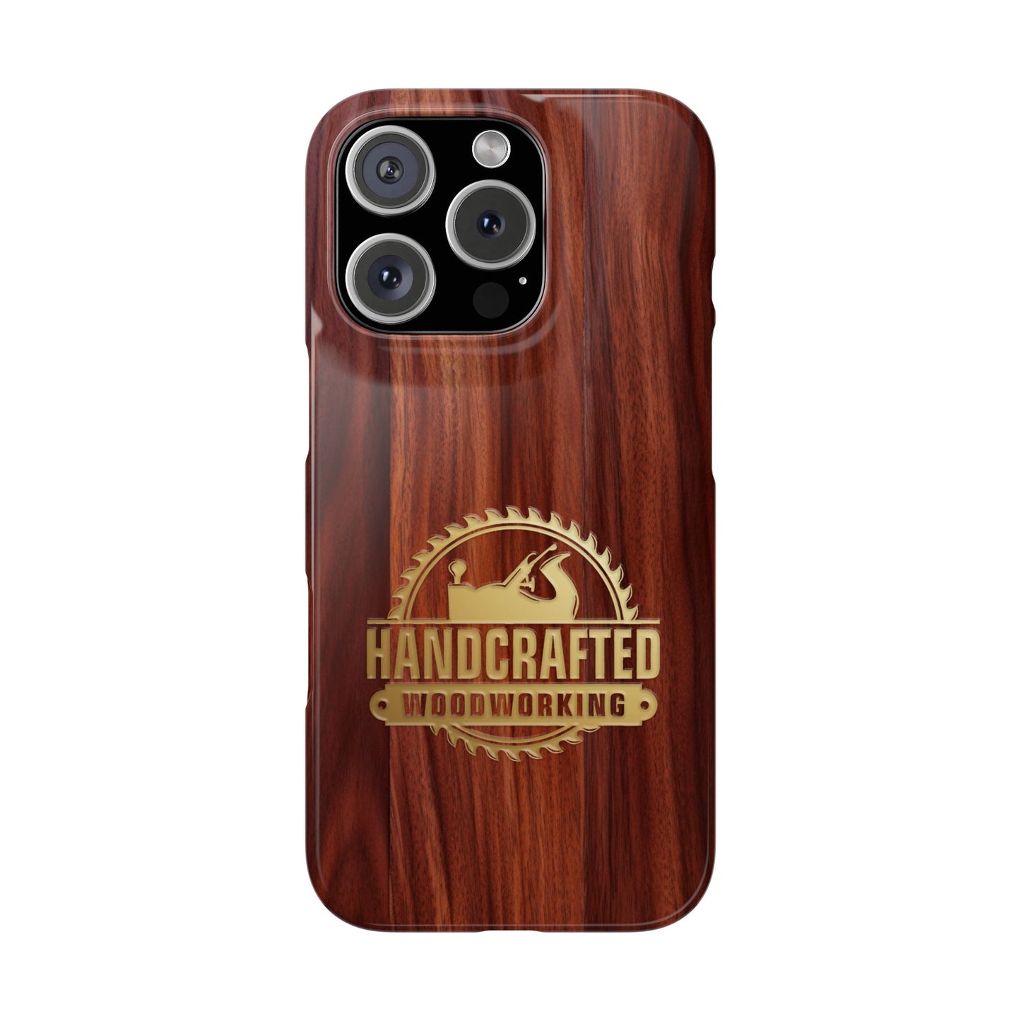 Woodworking Logo Slim Cases, iPhone