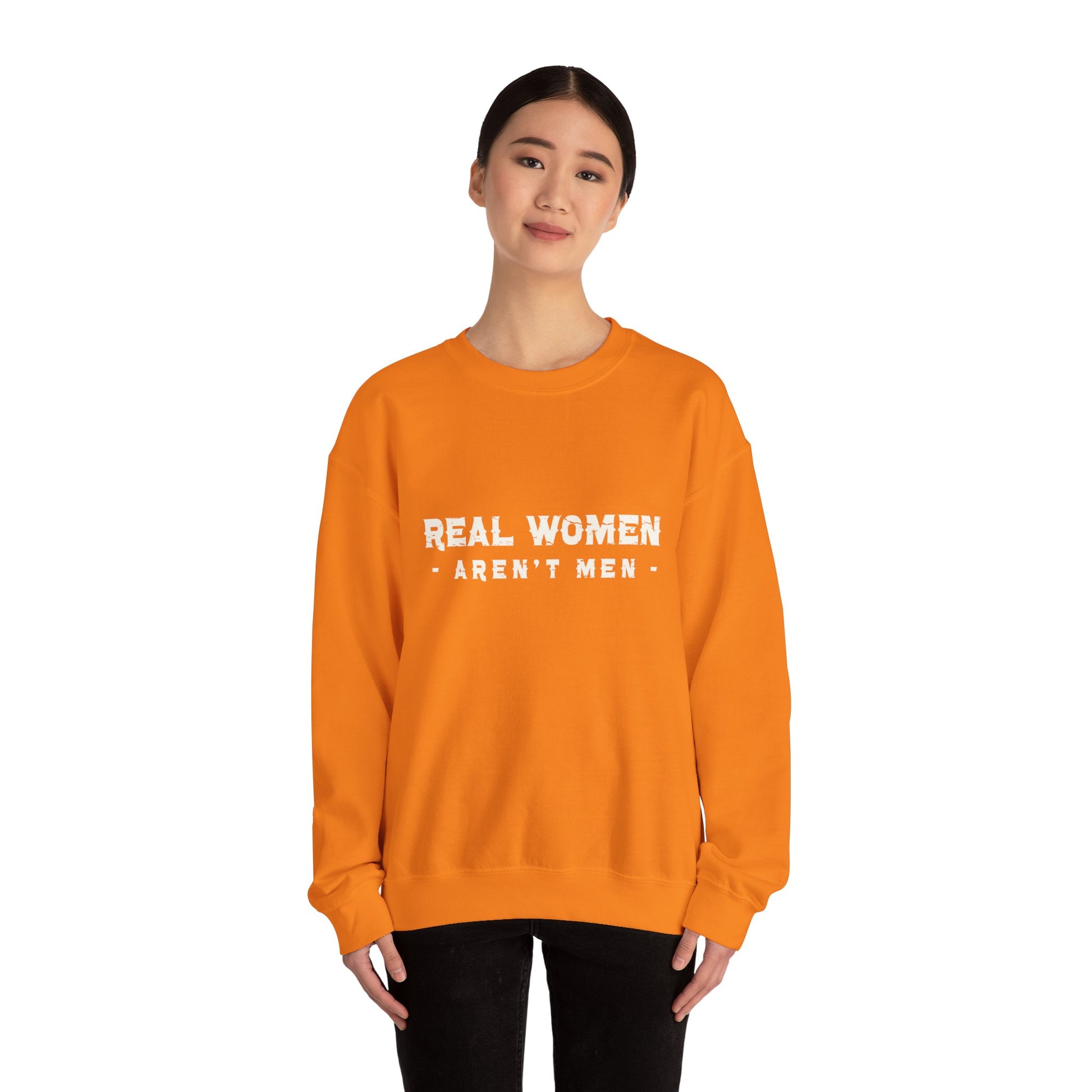 Real Women Unisex Heavy Blend™ Crewneck Sweatshirt 50% cotton and 50% polyester