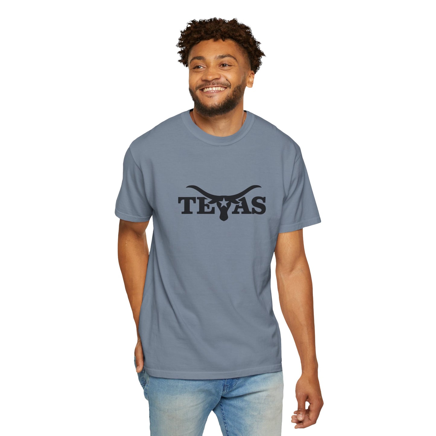 Texas Unisex Garment-Dyed T-Shirt - Cool Western Vibe for Everyday Wear