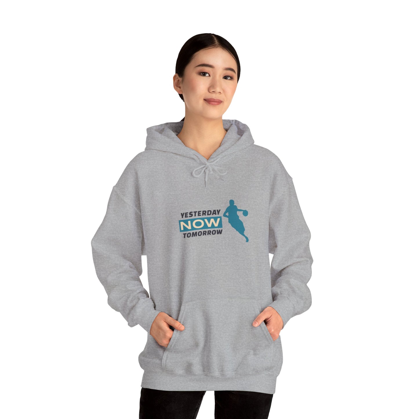 Yesterday Now Tomorrow Unisex Heavy Blend™ Hooded Sweatshirt