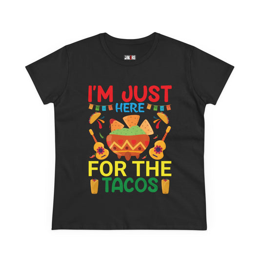 Fun Taco Lovers Cotton Tee - Perfect for Cinco de Mayo Celebrations