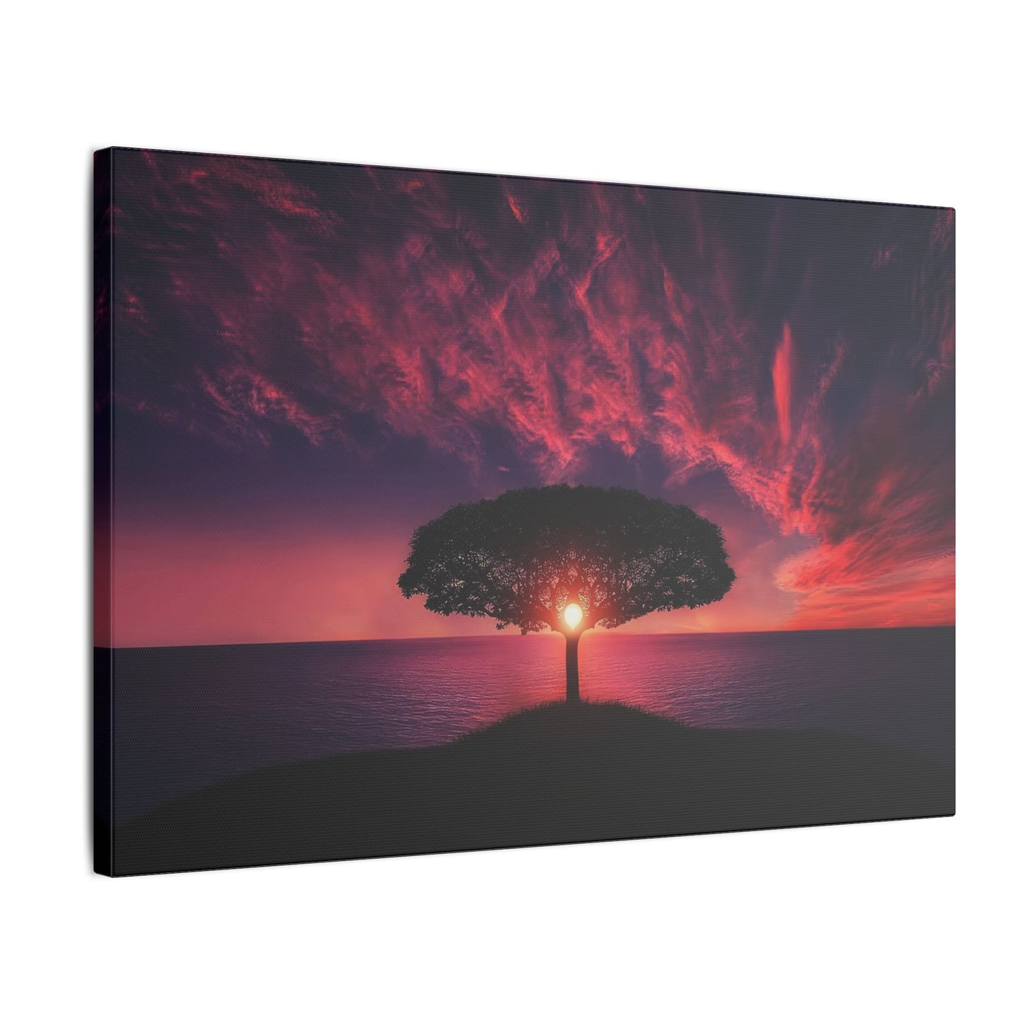 Golden Hour Through the Leaves - Canvas Print