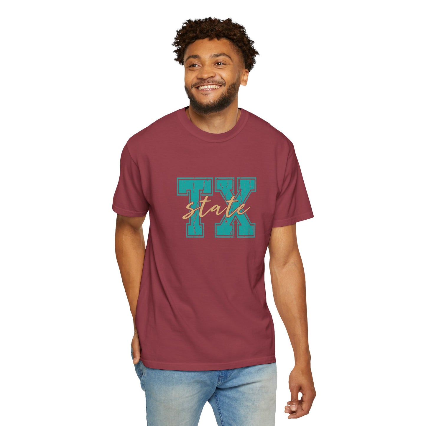 TX State Unisex Garment-Dyed T-shirt