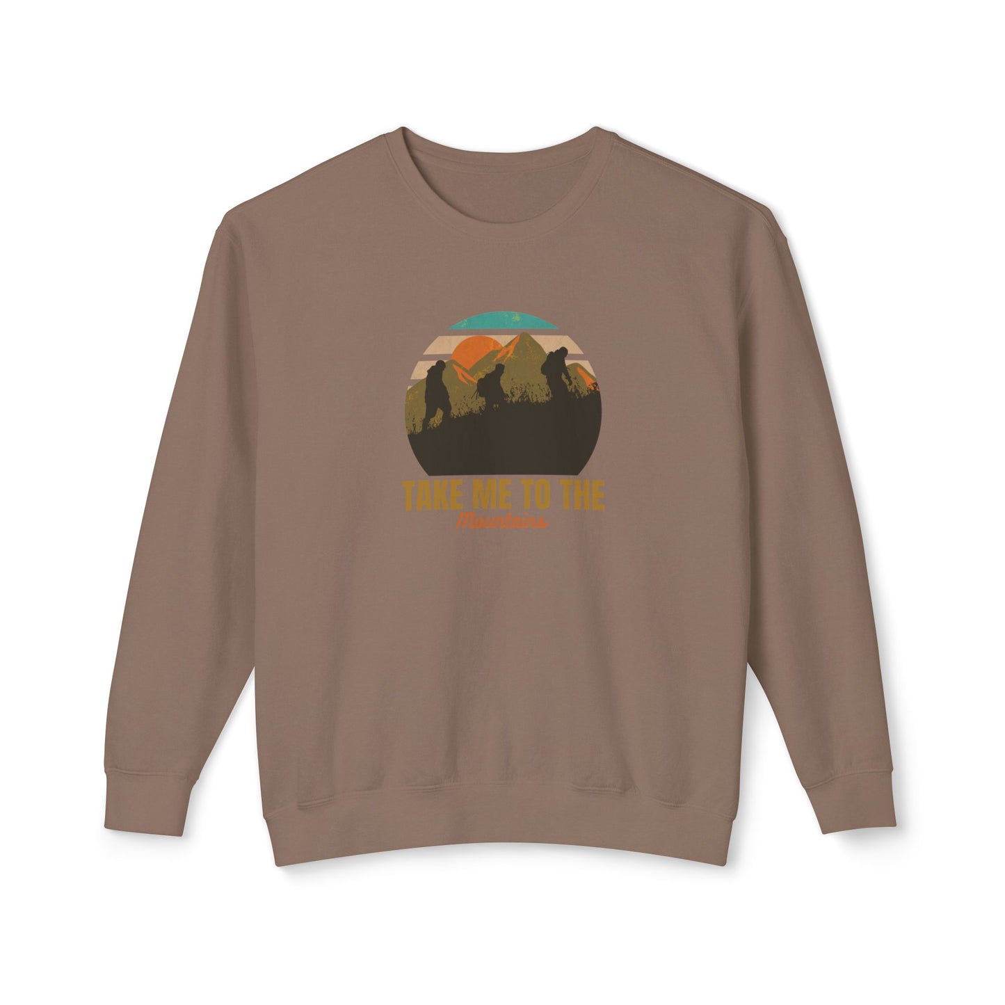 Take Me To The Mountains Lightweight Crewneck Sweatshirt