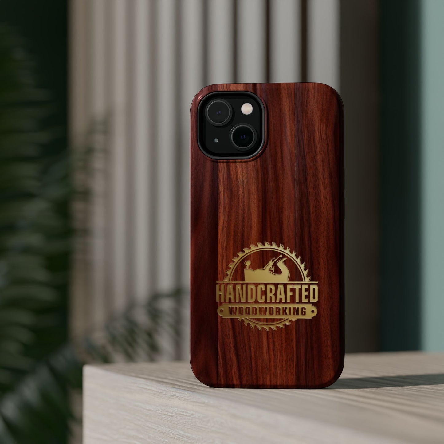 Woodworking Logo Magnetic iPhone Case