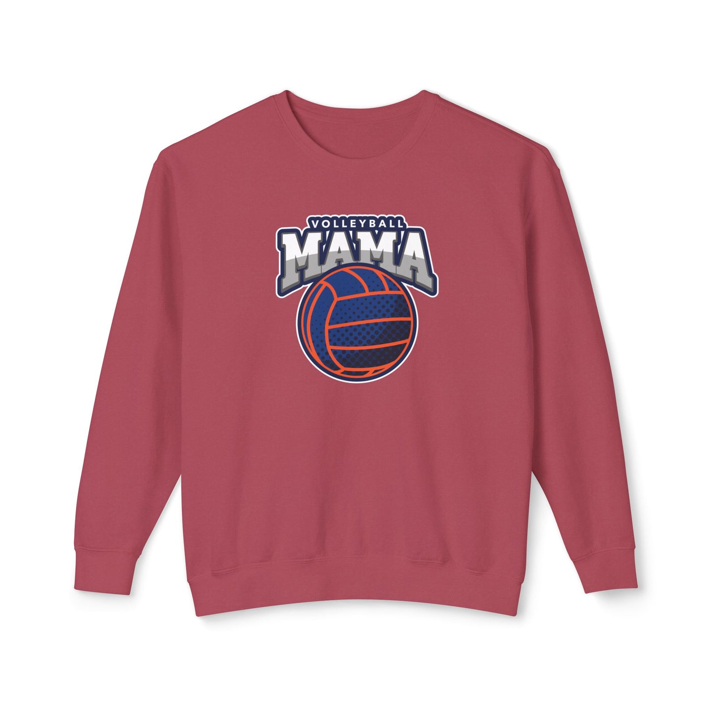 Volleyball Mama Unisex Lightweight Crewneck Sweatshirt