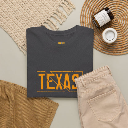 Texas Pride Unisex Heavy Cotton Tee - Casual Black T-Shirt for Texans