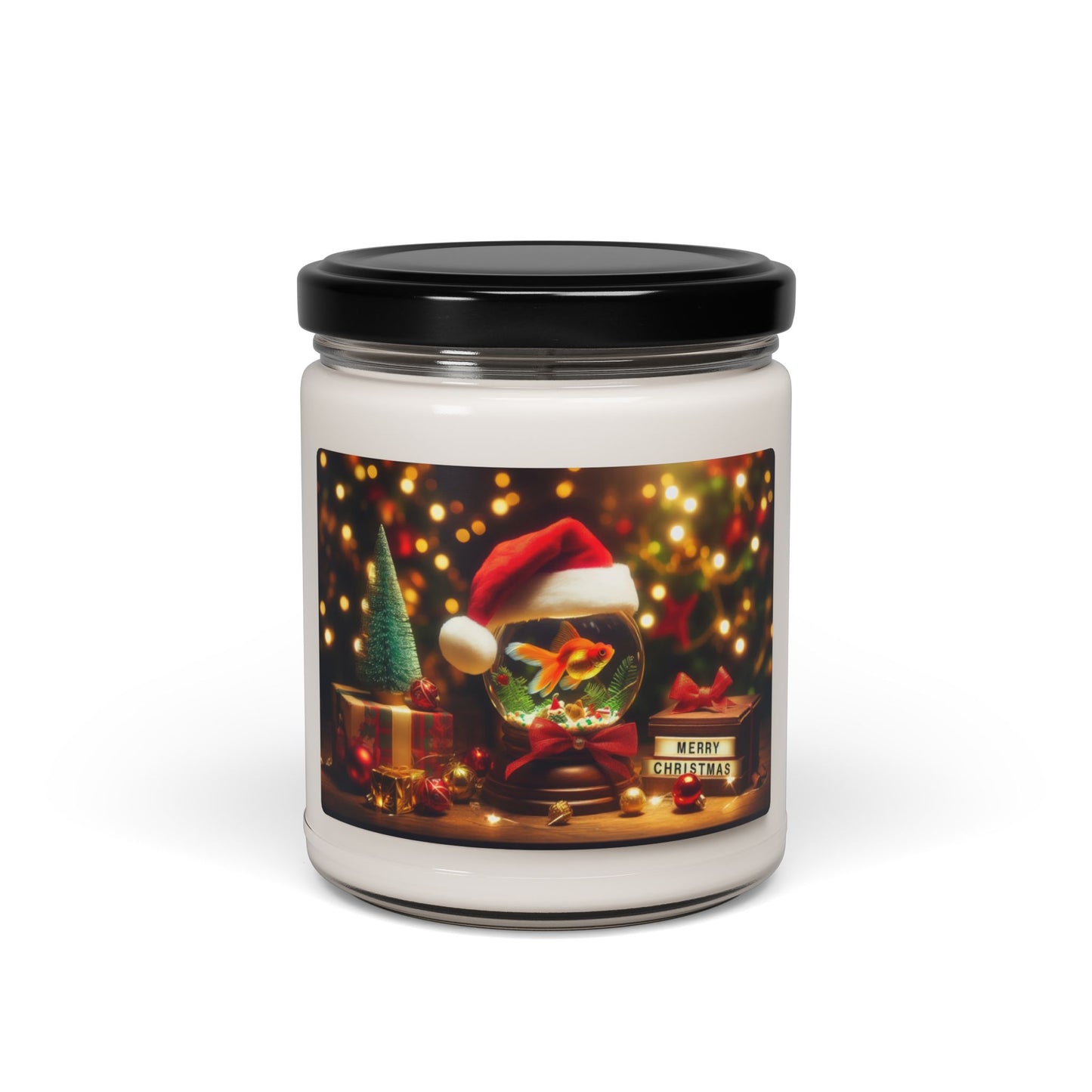 Merry Fin-tastic Wishes Scented Soy Candle, 9oz