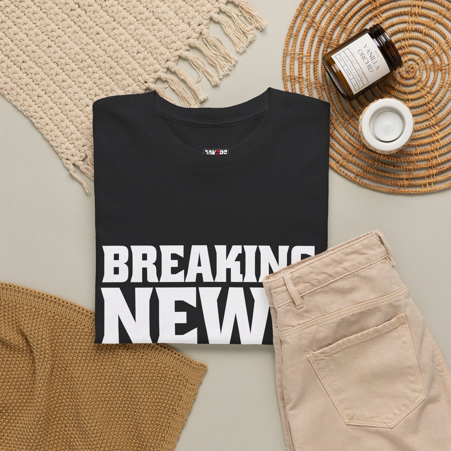 Breaking News Nobody Cares Unisex Cotton T-Shirt