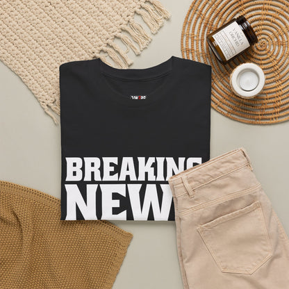 Breaking News Nobody Cares Unisex Cotton T-Shirt