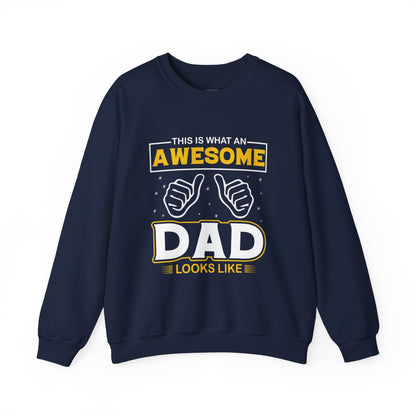 Awesome Dad Unisex Crewneck Sweatshirt