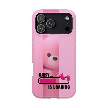 Cute Baby Loading Magnetic Phone Case, Expecting Parents Gift
