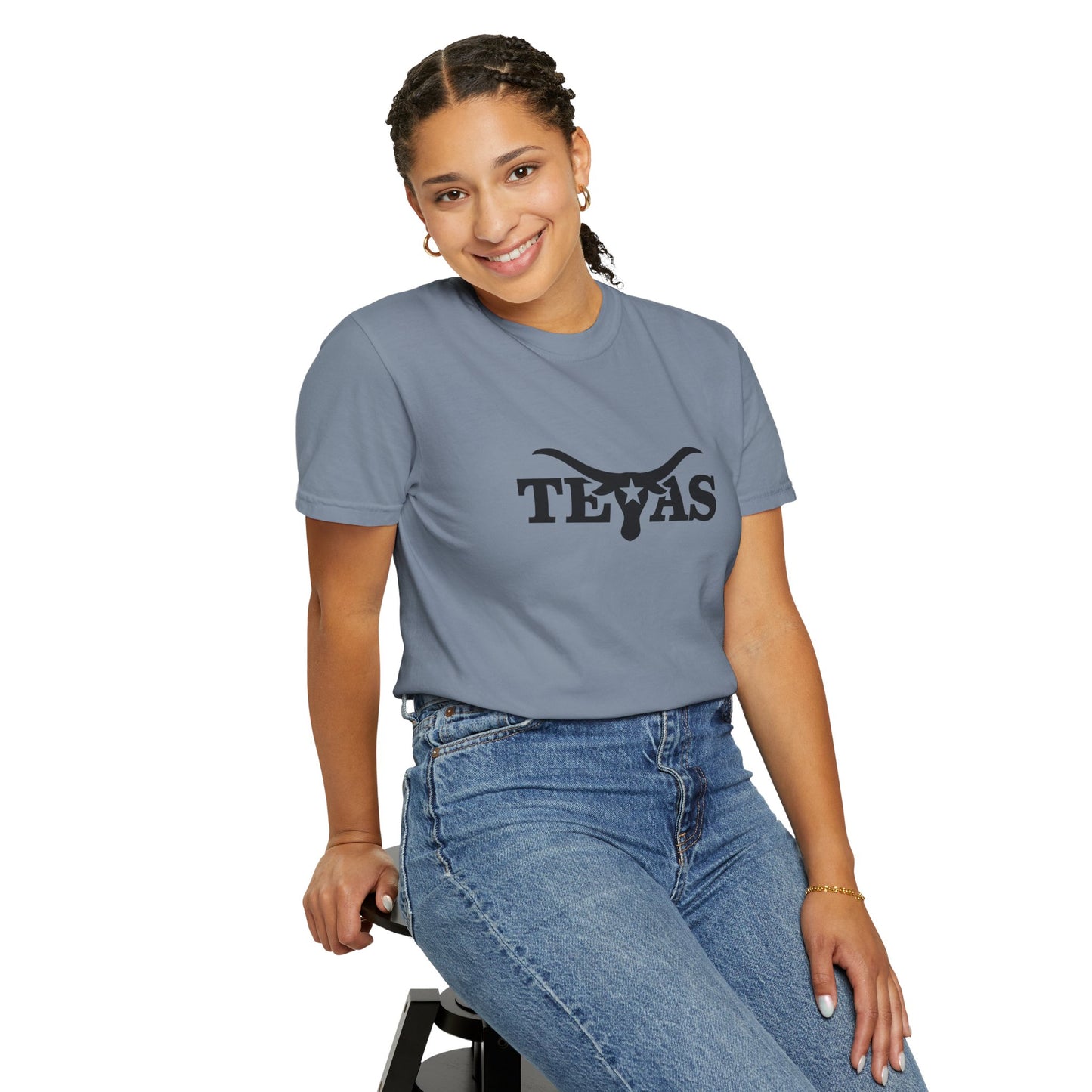 Texas Unisex Garment-Dyed T-Shirt - Cool Western Vibe for Everyday Wear