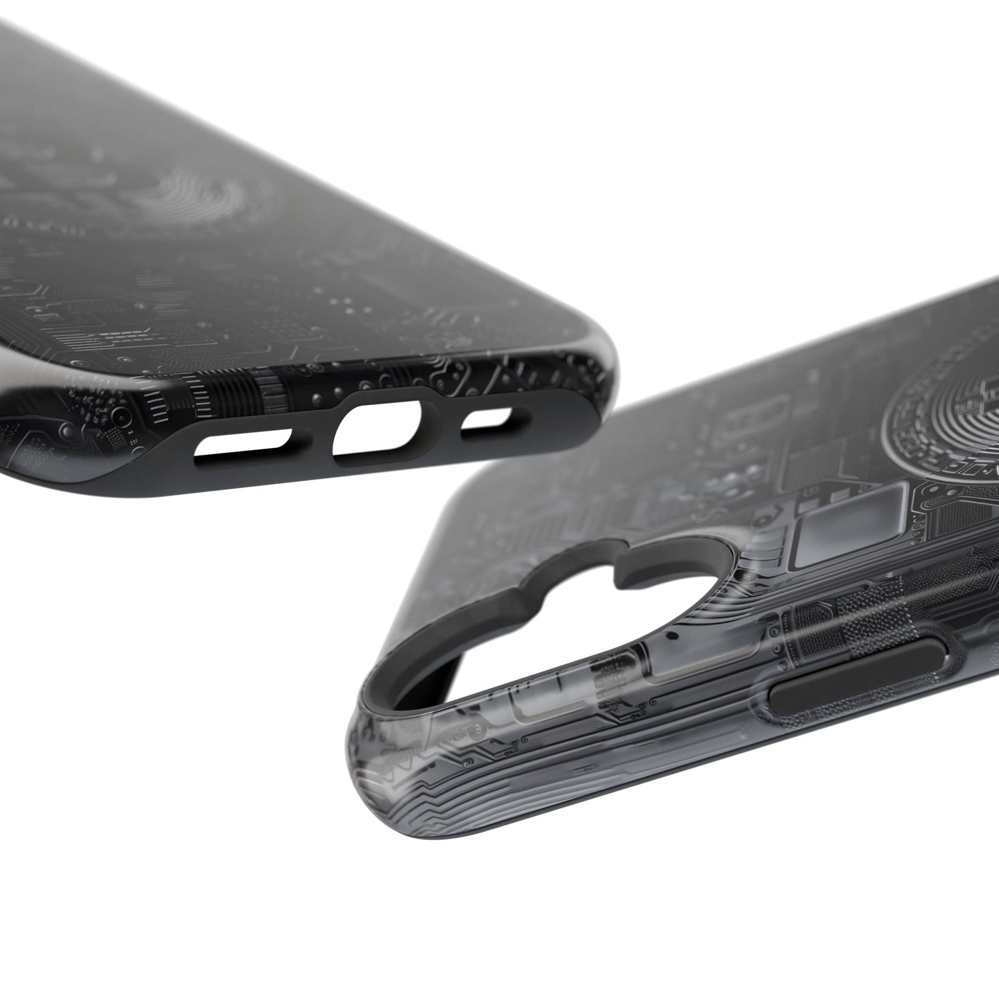 Black Bitcoin Magnetic iPhone Cases - Ideal for Tech Enthusiasts