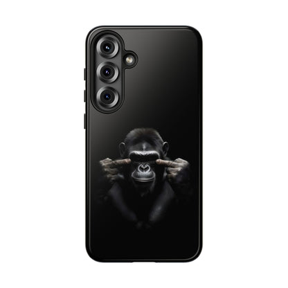 Edgy Gorilla Samsung  Phone Case - Funny Gift for Animal Lovers