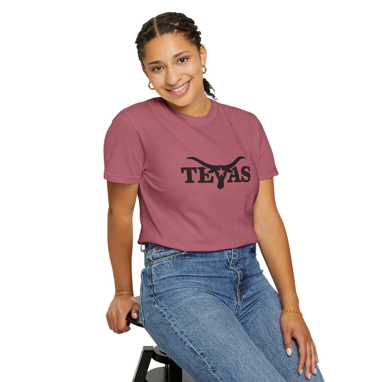 Texas Unisex Garment-Dyed T-Shirt - Cool Western Vibe for Everyday Wear