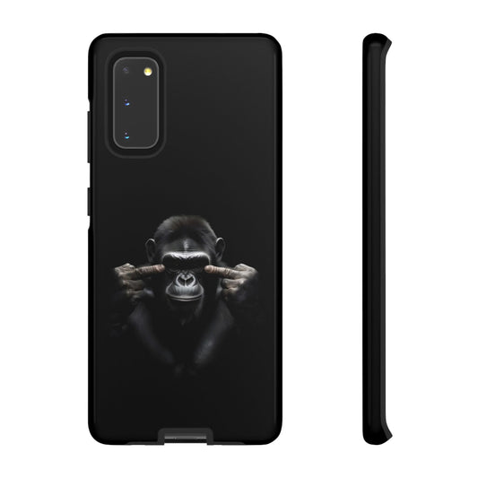 Edgy Gorilla Samsung  Phone Case - Funny Gift for Animal Lovers