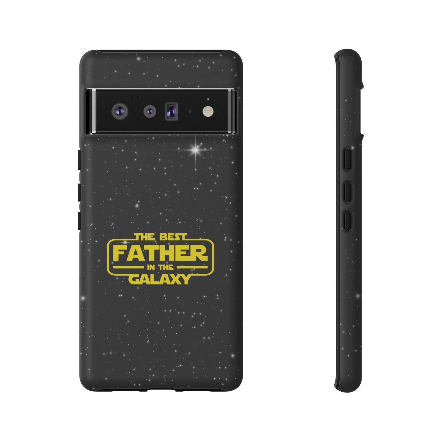 Galaxy-Themed Google Pixel Tough Case - Perfect Gift for the Best Father
