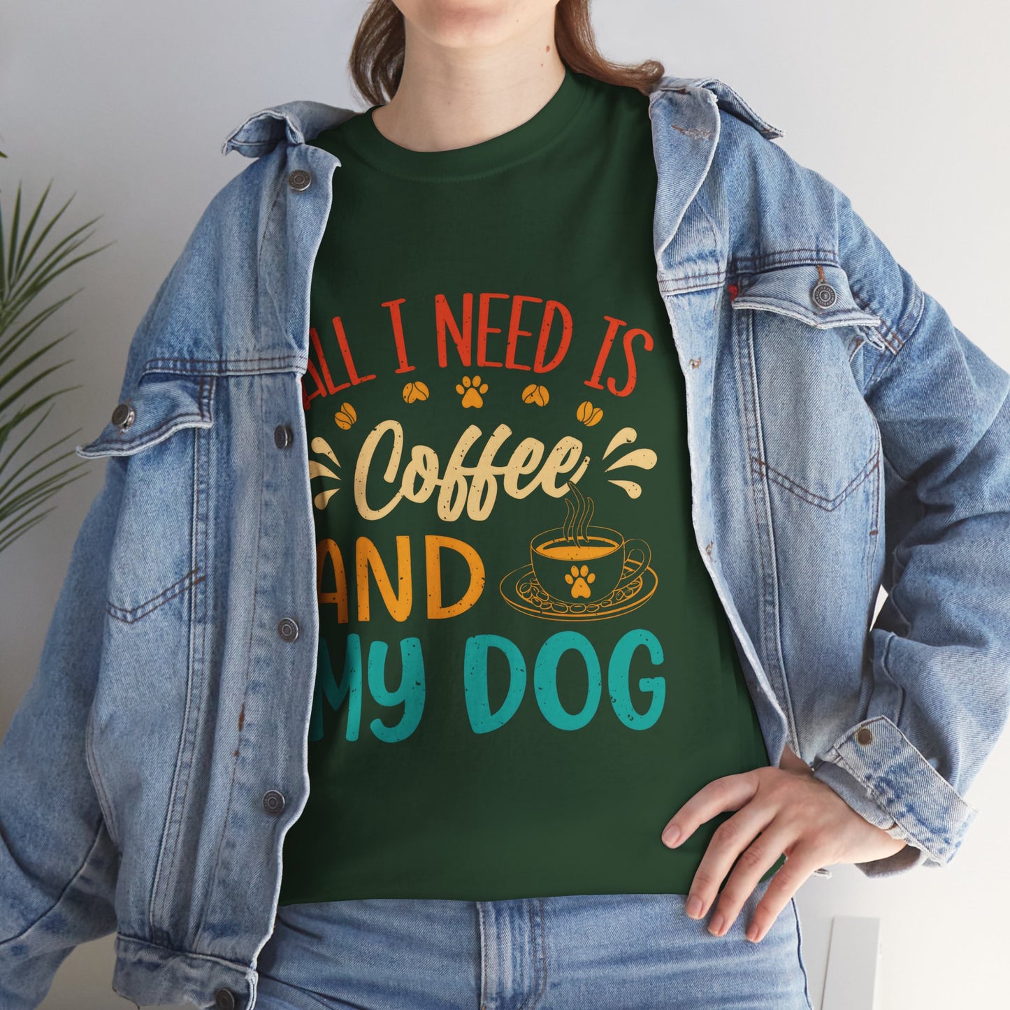 Coffee and Dog Lover Unisex Tee - Perfect Gift for Pet Owners